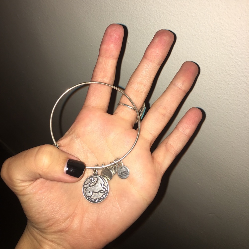 Alex and Ani Capricorn charm bracelet